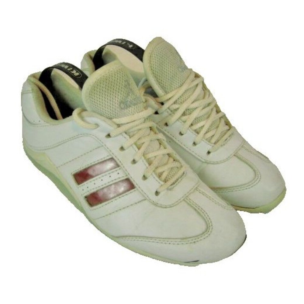 Womens Chasse Flip II White Leather Cheerleading Tennis Athletic Sneakers sz 7